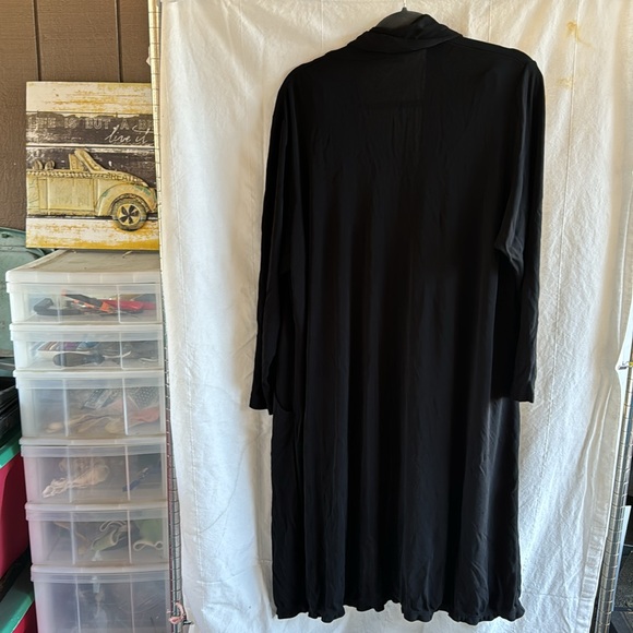 40” long black cardigan 24W - Picture 7 of 10